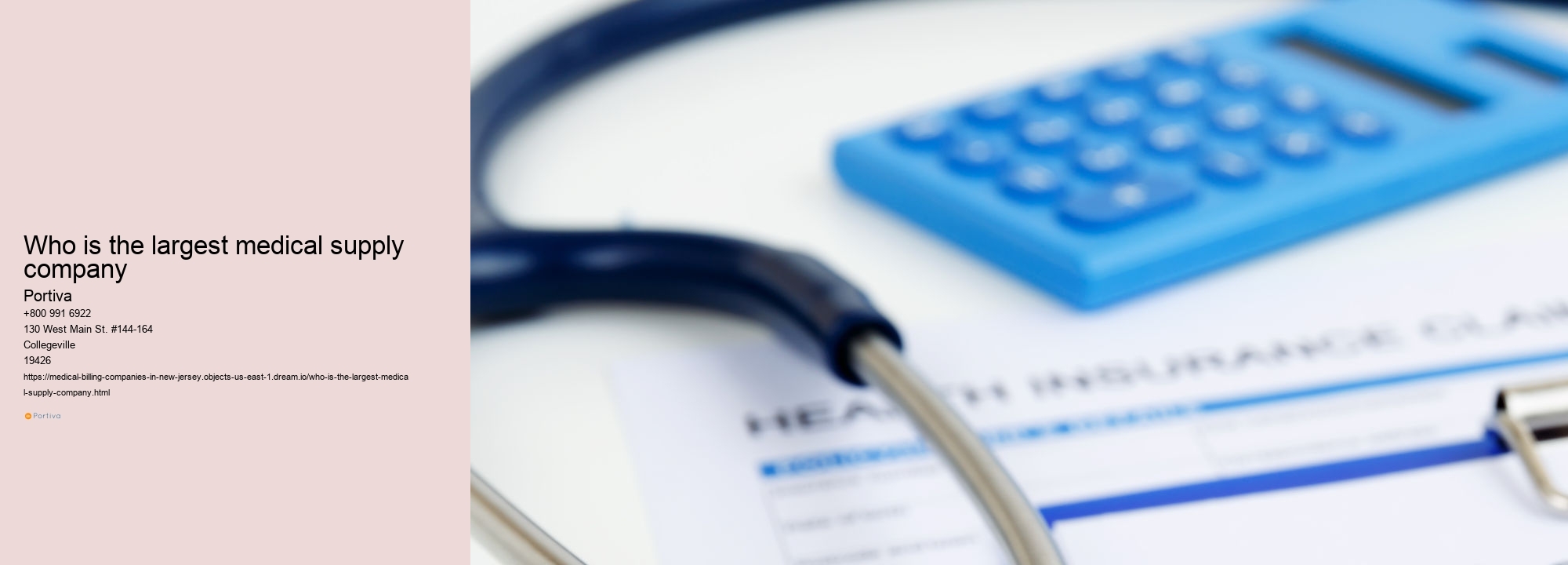 Who is the largest medical supply company